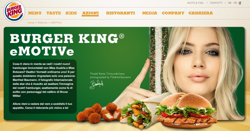 burger king king. Burger King Gets Juicy With